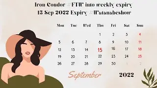 Iron Condor FTW into weekly expiry: 15 Sep 2022 Expiry #Watanabeshow #niftylivetradingtoday