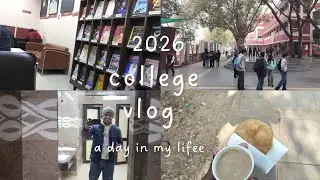 First College Vlog of 2026 ✨ | New Year, Same Me, New Energy 🌀 #youtube #video #hansrajcollege 