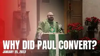Why Did Paul Convert? - Fr. Patrick Schultz