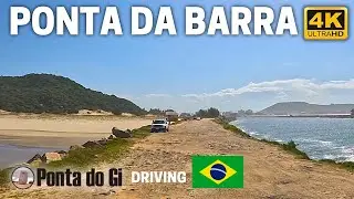 COSTA ATLÁNTICA DE BRASIL -PANORAMICA VISTA- desde PONTA DA BARRA en LAGUNA a SANTA MARTA #driving