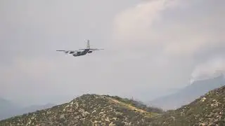 MAFFS II in action with 152nd and 153rd Airlift Wings Aerial Firefighting