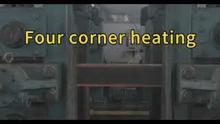 square steel pipe and rectangular steel pipe 4 corner heating treatment!