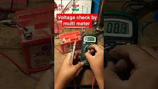 battery voltage check in multimeter