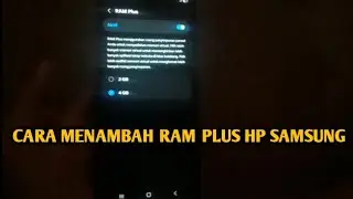 Cara Menambah Ram Plus Hp Samsung Galaxy A07