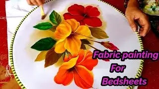 Fabric Painting Easy and quick method  @designdhaga