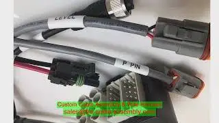 M20 Wire to Panel Mount Electrical Wire Connector 2 3 4 5 6 7 8 2+3 2+4 Pin IP68 Waterproof Assembly