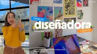 Estudiar UX/UI y trabajar de dise&ntilde;adora digital #vlog 🙇&zwj;♀️🔍 | | working student diaries 002/ 📒