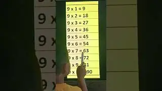 #abhinav #maths #table9 #cutebaby #cute #educational #multiplicationtables