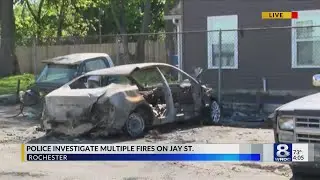 RPD: Protesters start several fires on Jay Street in Rochester Sunday &mdash; May 17, 2021