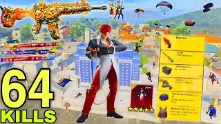 64 KILLS!😍 NEW UPDATE BEST SNIPER GAMEPLAY🔥Lori Yagami SET😈 SAMSUNG,A7,A8,J5,J7,J2,J3,XS,A3,A4,A5,A6