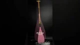 Z&J Kids Outrigger canoe paddle: Pink, solid small fiberglass blade, light and durable! #outrigger