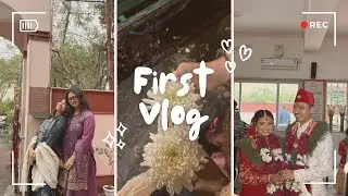 First Vlog💕💕 A SIMPLE NEPALI WEDDING 