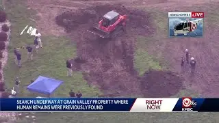 FBI digging at Grain Valley property where remains of missing woman found