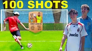 We Took 100 Shots vs Sunday Leagues BEST Goalkeeper