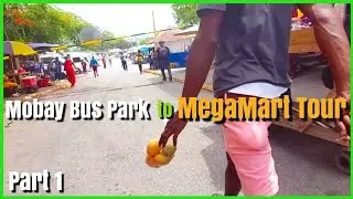 Montego Bay Bus Park & Tour of Mega Mart  Plaza