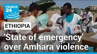 Ethiopia declares 'state of emergency' over Amhara violence &bull; FRANCE 24 English