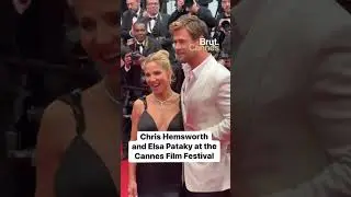 Chris Hemsworth and Elsa Pataky at the @festivaldecannes red carpet for #Furiosa. #cannes2024