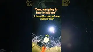 SCARY SITUATION, MUSCLES LOCKED UP STUCK IN FREEZING WATERFALL. 