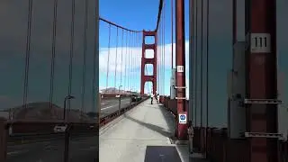 Crossing Golden Gate Bridge