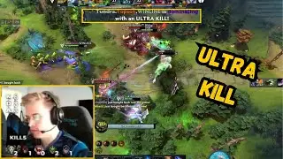 Topson Gets an Ultra kill with Pugna vs Quest