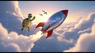 Tommy Turtle and the Rocket Ride 🐢 | Exciting Animated Nursery Rhyme for Toddlers Sing Along