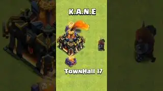 K.A.N.E vs Town hall 17 - Clash Of Clans #clashofclans #coc #shorts