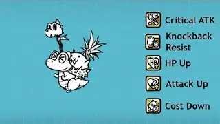 The Battle Cats Talents Upgrade: Catasaurus (reupload)