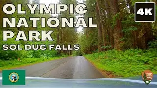 Olympic National Park 4K drive (Sol Duc Falls) - Washington