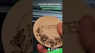 CO2 Laser Engraving in Action! yourself! Email info@figtek.com.au #co2laser