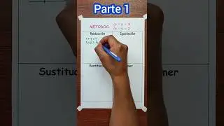 M&eacute;todo de reducci&oacute;n. 🤓✌️ #ingedarwin #matem&aacute;tica
