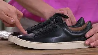 Frye Leather Lace Up Sneakers - Ivy Low Lace on QVC