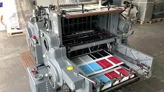 INTERMAK GRAPHIC MACHINERY: HEIDELBERG CYLINDER SBG 56X77, CLEANED AND CHECKED