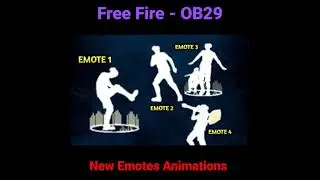 FreeFire - OB29 UPDATE New Emotes Animations [Review] || #Shorts #FreeFire #short #HGios