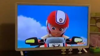 Chase hops on Ryder's ATV!