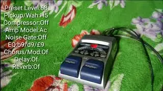 Timbre de forr&oacute; na pedaleira Digitech RP50