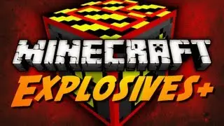 Minecraft Mod Review: EXPLOSIVES+ - Pt. 3 (Napalm & Hydrogen Bomb, TNT Rain, BiomeBuster)