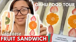 Popular Hawaii Foods | Japan Fruit Sando | Oahu Food Tour