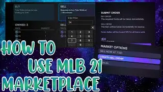 How to use the marketplace on MLB The Show 21 and TEAM UPDATE