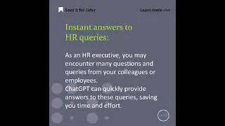 Are you tired of spending countless hours on administrative tasks as an HR? #hrtech #chatgpt #tips