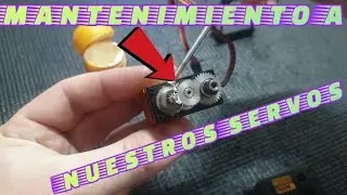LIMPIEZA Y MANTENIMIENTO ADECUADO PARA NUESTROS SERVOS RC