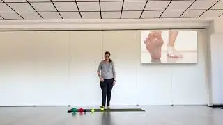 Auto trattamento con palline: il piede