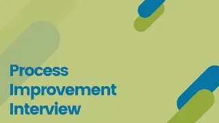 Process Improvement Interview with Eusi Holt