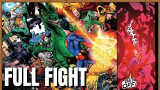 Superboy Prime Vs Superboy Titans Justice Society And Doom Patrol Full Comic Fight
