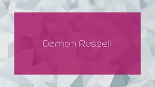 Damon Russell - appearance
