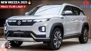 2026 Maruti Suzuki Brezza 7 Seater White Review | Price Mileage Features Family SUV India