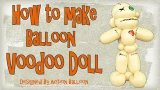 How to make Balloon Voodoo Doll #voodoodoll #funnyballoon #balloonanimals  #halloween    #氣球教學