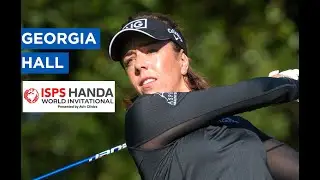 Georgia Hall has a HOLE-IN-ONE on the way to a second round score of 69 (-3) at Massereene Golf Club