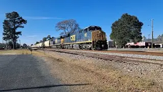 Two YN3C ES44AC Locomotives # 893 With a Hybrid 2nd Generation K5LA Leading a Grain Train - Pembroke