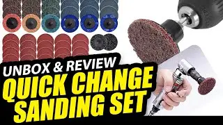 Набор шлифовальных дисков QUICKCHANGE из 60 шт. от NYXCL — РАСПАКОВКА И ОБЗОР (автомобилестроение...