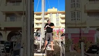 Screwhead teak plugs in 23 seconds!! #boatlife #boatmaintenance